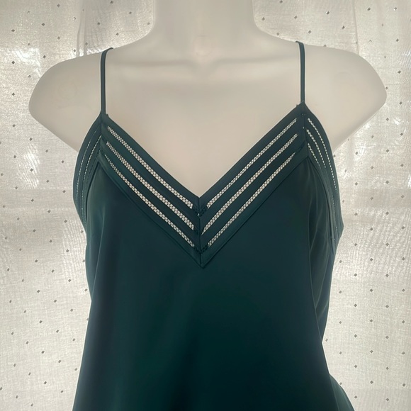 Satin green camisole - Picture 2 of 5